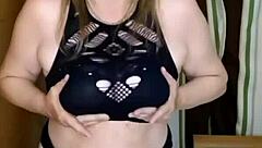 busty milf mariaold dance for you