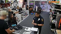 Hidden Cam Catches Couple Bitches Attempting Theft Before Getting Pounded Hard