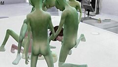 Jennie Fucked Hard by Aliens in Sims 4!