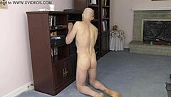 Hey, this horny gay nudist is cleaning house naked! 😏