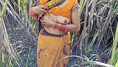 Indian Desi Bends Over for Doggy on Ranch