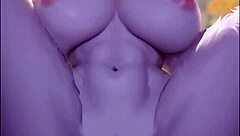 Furry hentai slut takes massive cock, deepthroats, and gets creampied in loop