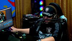 Pampam Shows Big Pussy Lips in Sheer Red Lingerie