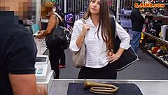 big ass lady caught on hidden cam with pawn keeper