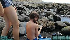 I Piss In Her Hair And She Suck Me On Beach