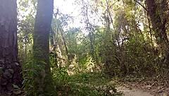 Caminhoneiro fucks a prostitute in the woods