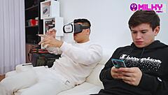 I discovered this game with a big-ass woman riding and bent over in POV sex