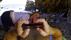 beautiful milf enjoys anal sex on the beach