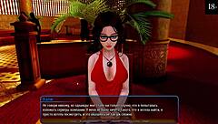 complete gameplay in harem hotel part three with milf massage