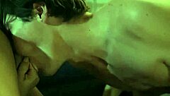 Sexy shemale with big cock fucks guy in doggystyle.