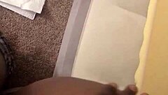 Ebony bends over for huge BBC doggystyle pounding