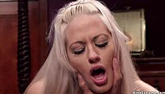 Alpha slave engages in asian bdsm session