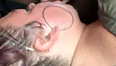 Sexy MILF Almost Caught Giving Head