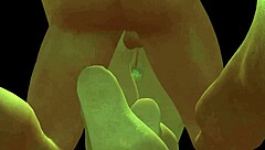 Hot Grey Haired Cougar Takes Doggy Style Anal in 3D Porn