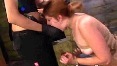 Shibari strapon bondage with mistress toys and lesbian domination