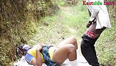 principal fucks me outdoor