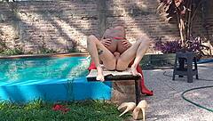 horny trans girl rides fit guy 😈