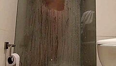 i'm a petite girl with big tits, masturbating alone in the shower, it's so horny