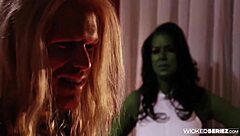 Yo, check Chyna in Avengers XXX parody scene 4!