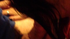 Drinking the hot cum load!