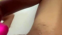 I suck her fat pretty clit and lick her pussy till she cumms