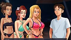 Nailing My Girlfriend and Her Friend in a Wild Beach Orgy Summertime Saga