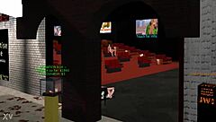 happy end in the cinema with big cock masturbation