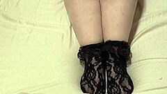 BBW Masturbates In Pantyhose And Socks