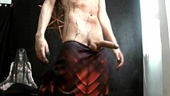 Dark siren m harlot takes big cock as gay prostitute