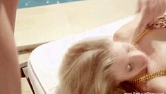 Blowjob Session In Bed With Mature Couple