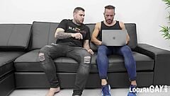 OH SHIT, WATCH THIS GAY SPANISH COWORKER MESS ME UP WITH TATTOOS!