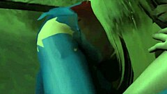 A cute blonde teen gets fucked by her girlfriend in 3D.