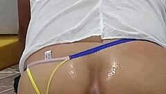 i love fucking my ass with that huge realistic dildo