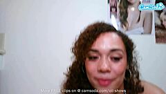 Camsoda - big ass cute amateur teen fingers her wet pussy.