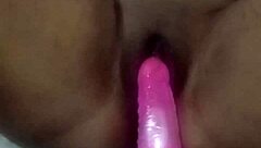 redhead whore nellyswit fucks her wet pussy with dildo hard!