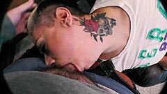 Giving The Cameraman A Blowjob And Cumshot!