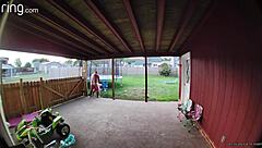 part 1 broad daylight wife back porch sucking and fucking into a cream pie as cars drive by