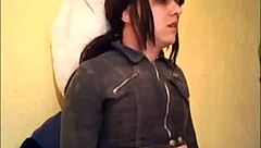 Nickita eloise feels excited in her first daring with 50 cm complete anal experience.