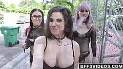 Edgy Besties Twerk for DJ Peter Green's Cock