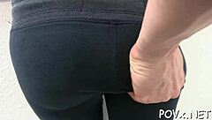 Sexy Tiny 18+ Teen Engages In POV Sex, Fucking, Sucking, And Blowjob With Couple