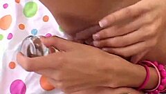 i saw this teen slut yasmin toying her shaved pussy, shes so young and hot