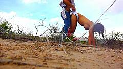 Cogiendo En El Desierto With Mexican Outdoor Fun