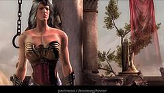 Wonder Woman Fucks Ares in 3D Anime Cowgirl Action