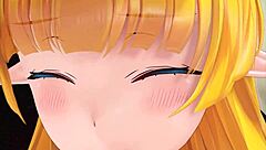 Elf MMD hentai animation