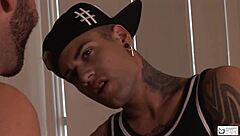 Hot boys in wild gangbang orgy