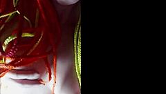 chatting with a lover via video call