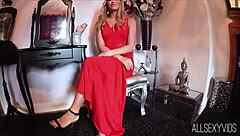 Gorgeous Asian Babe Performs Intense Shoe Tease And Strip.