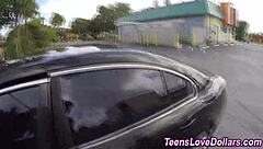 Teen jizzed in public!