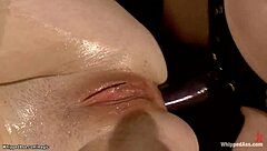 Ginger Milf Dominates Blond in Anal Fuck