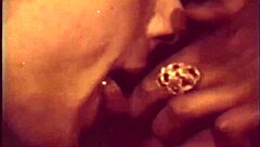 Vintage Black Pussy Meets White Cock In Retro Fun